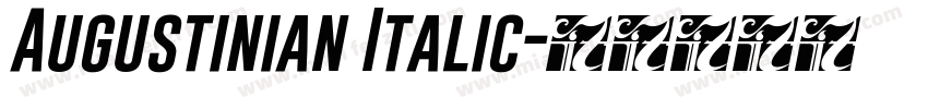 Augustinian Italic字体转换